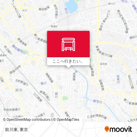 前川東地図