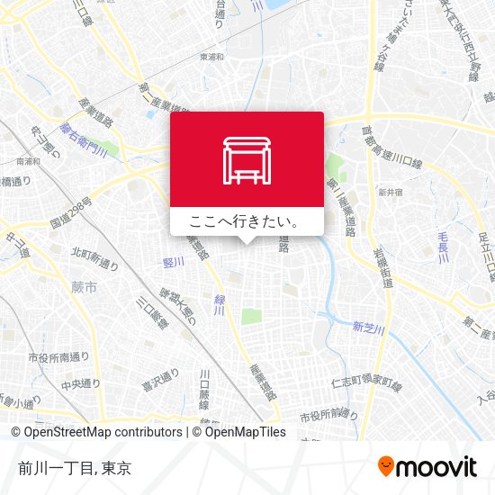 前川一丁目地図