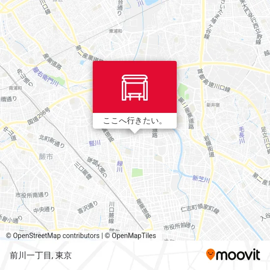 前川一丁目地図