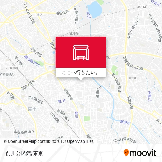 前川公民館地図