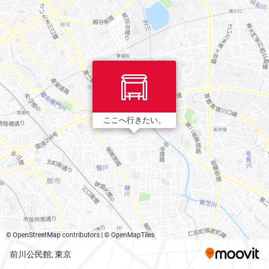前川公民館地図