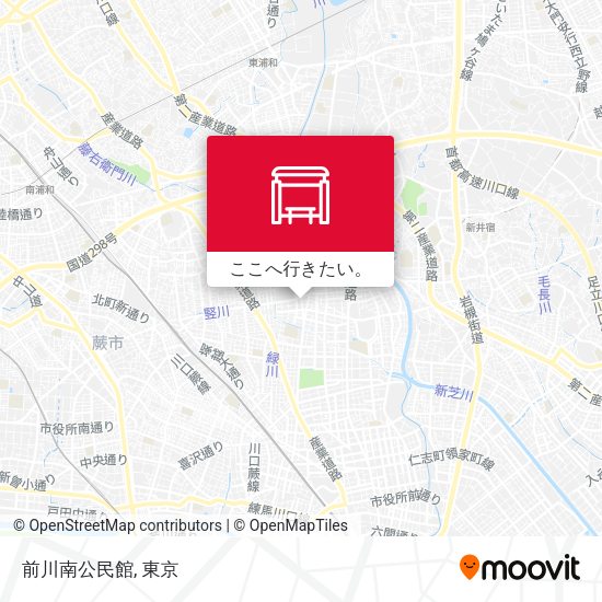 前川南公民館地図