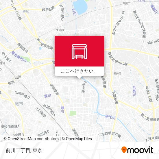 前川二丁目地図
