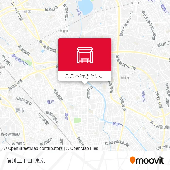 前川二丁目地図