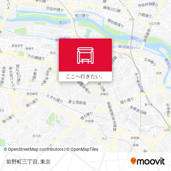 前野町三丁目地図