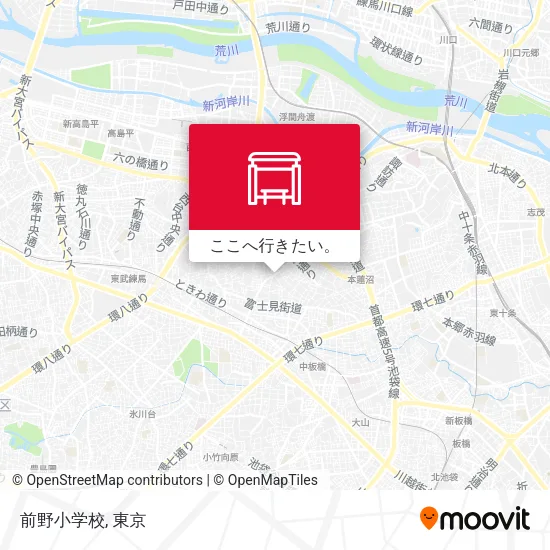 前野小学校地図