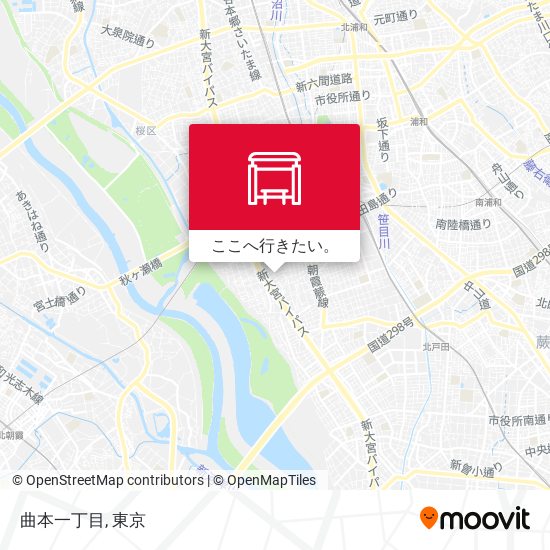 曲本一丁目地図