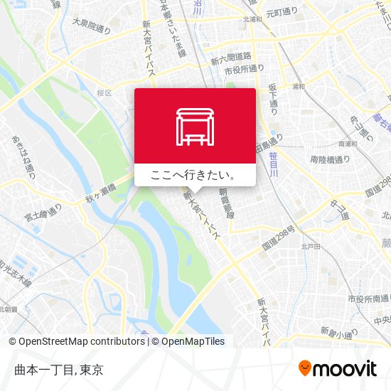 曲本一丁目地図