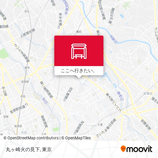 丸ヶ崎火の見下地図