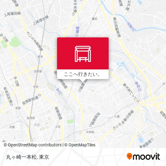 丸ヶ崎一本松地図