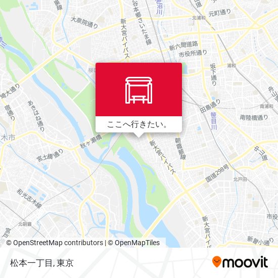 松本一丁目地図