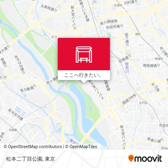 松本二丁目公園地図