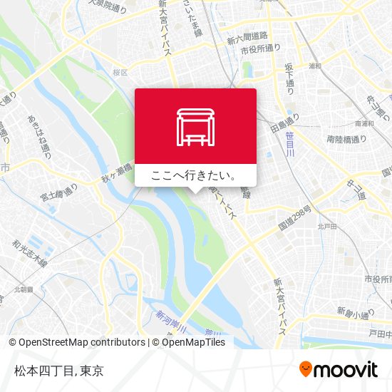 松本四丁目地図