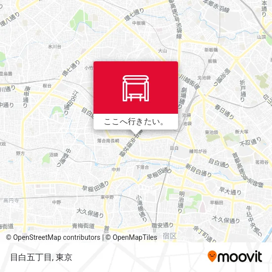 目白五丁目地図