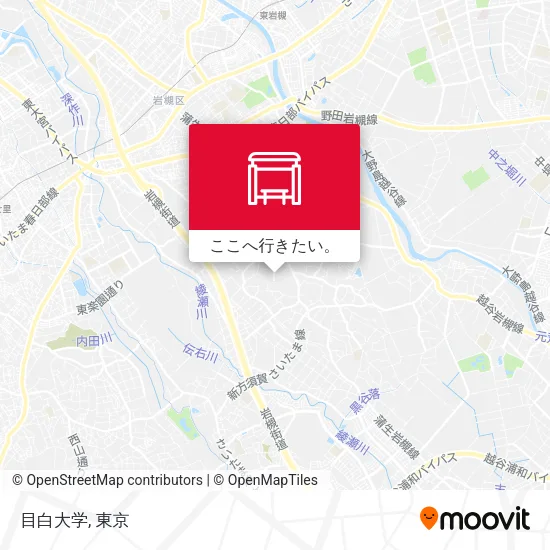 目白大学地図