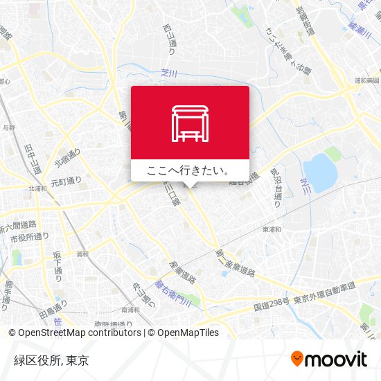 緑区役所地図