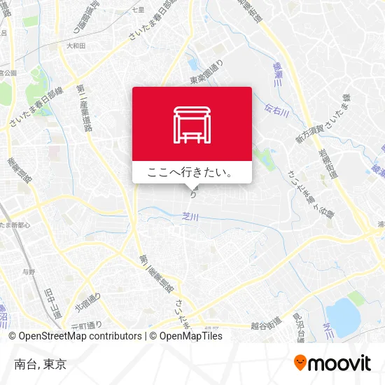 南台地図