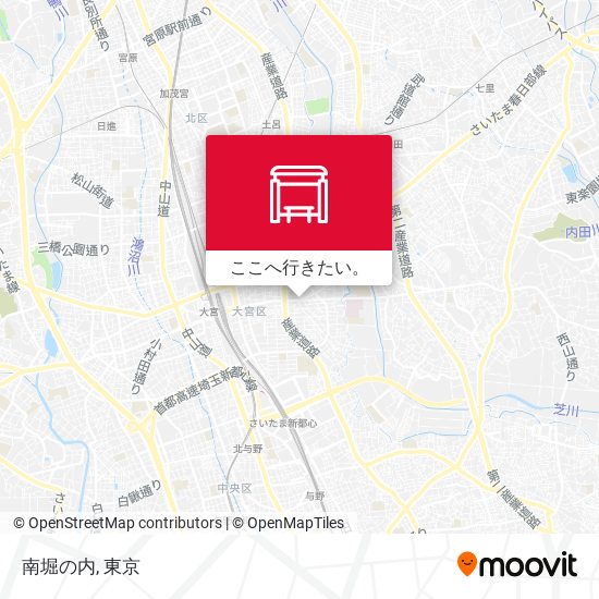 南堀の内地図