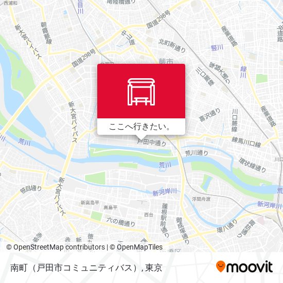 南町（戸田市コミュニティバス）地図