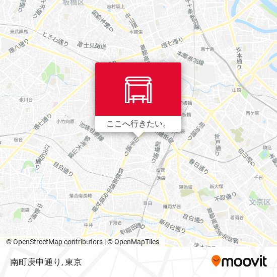 南町庚申通り地図