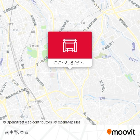 南中野地図