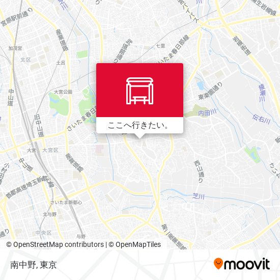 南中野地図