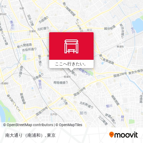 南大通り（南浦和）地図