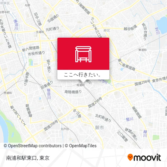 南浦和駅東口地図