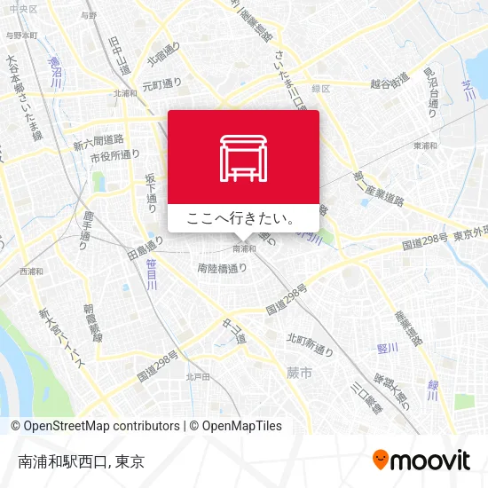 南浦和駅西口地図