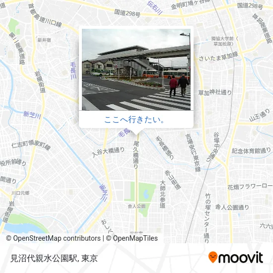 見沼代親水公園駅地図