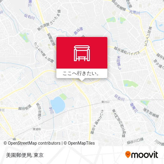 美園郵便局地図