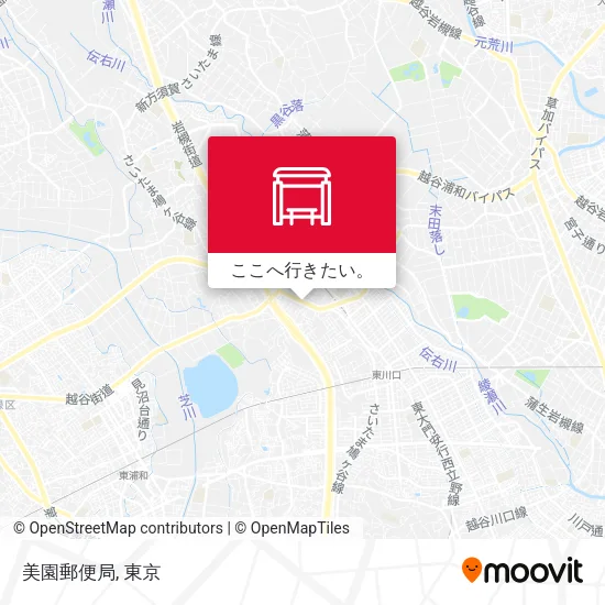 美園郵便局地図