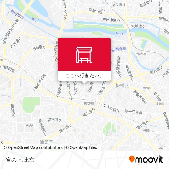 宮の下地図