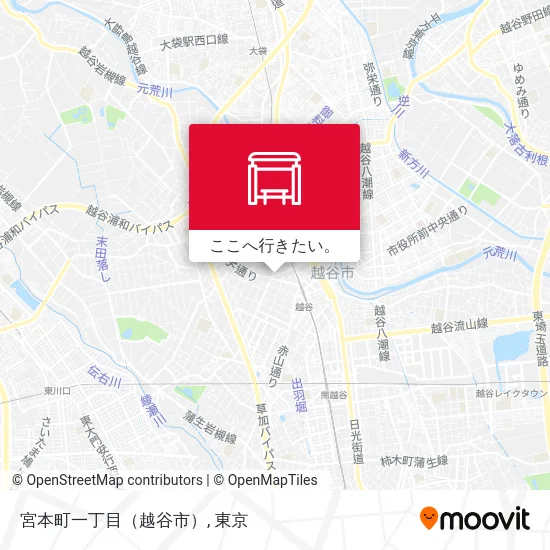 宮本町一丁目（越谷市）地図