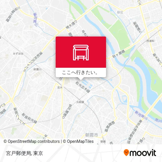 宮戸郵便局地図