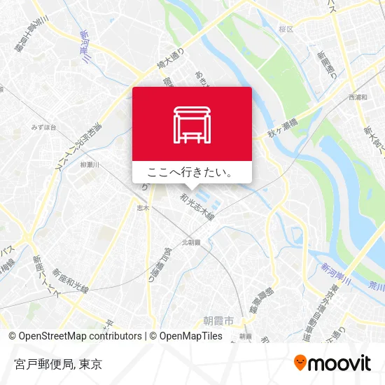 宮戸郵便局地図