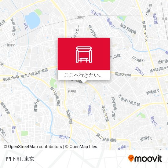 門下町地図