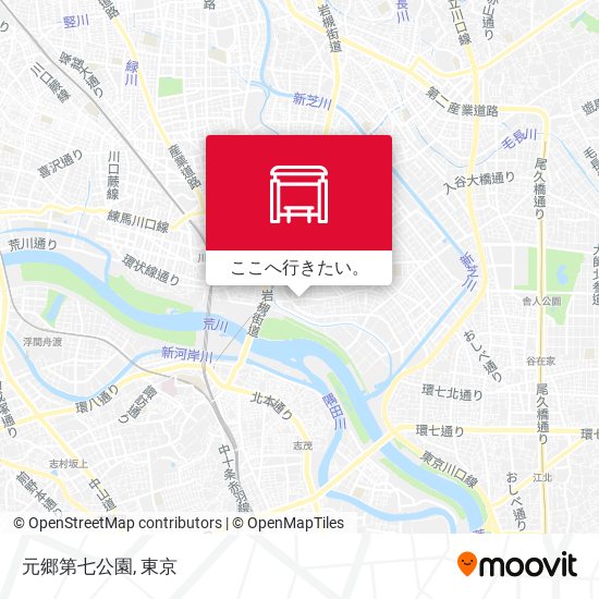 元郷第七公園地図