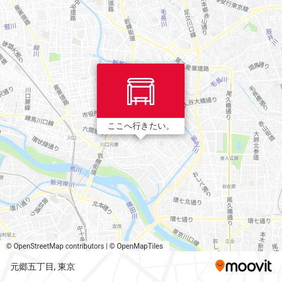 元郷五丁目地図