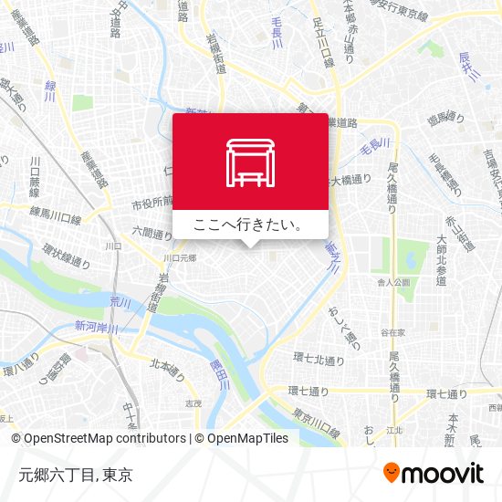 元郷六丁目地図