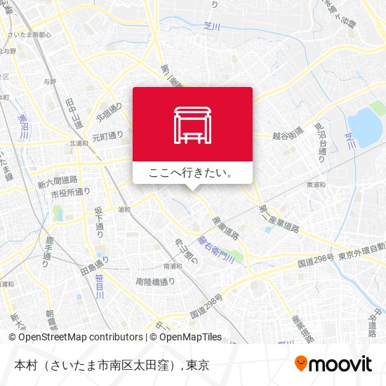 本村（さいたま市南区太田窪）地図