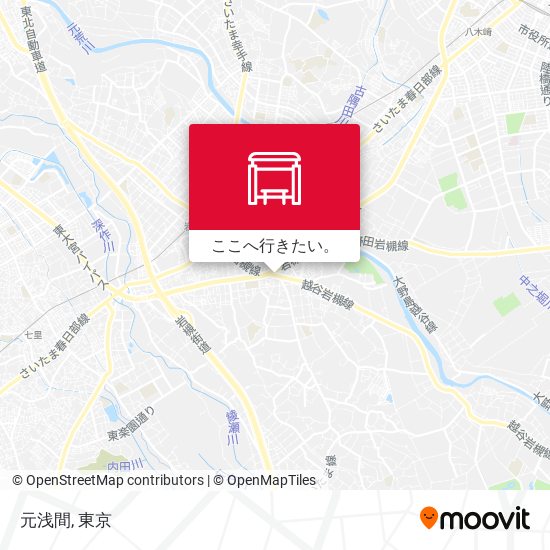 元浅間地図