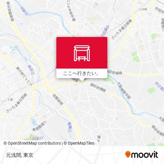 元浅間地図