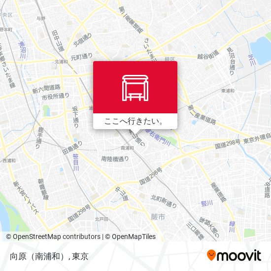 向原（南浦和）地図