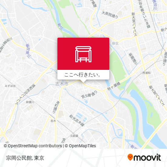 宗岡公民館地図