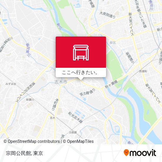 宗岡公民館地図