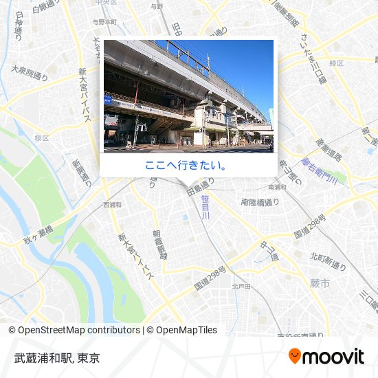 武蔵浦和駅地図