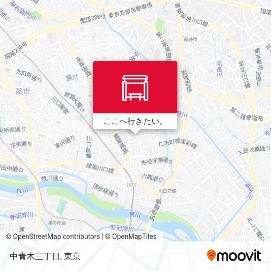 中青木三丁目地図