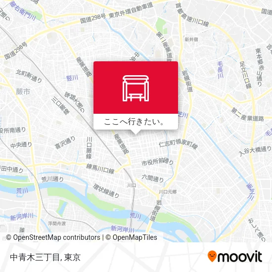 中青木三丁目地図