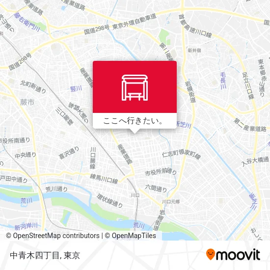 中青木四丁目地図